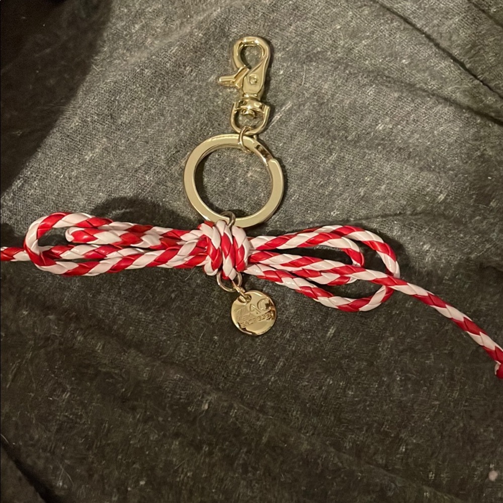 Gold and Red Zac PosenKeychain Accessory